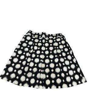 East 5th Womens Polka Dot Black & White A-Line Skirt Size 16